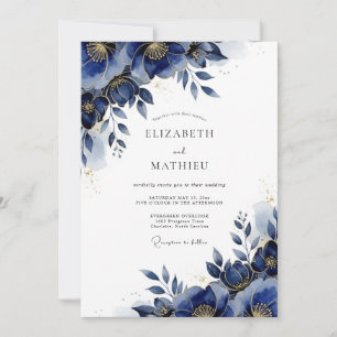 Convites Casamento Artístico de Outono em Laranja Queimada