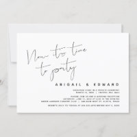 Casamento às escondidas, agora é hora de festejar