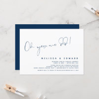 Casamento às escondidas, Oh sim, nós fizemos, Azul