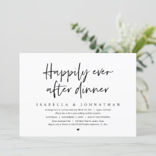 Convites Casamento às Furas, Jantar Feliz para Sempre