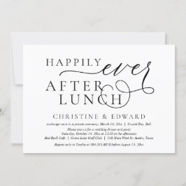 Convites Casamento às Pressas, Almoço Feliz para Sempre
