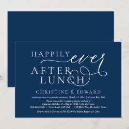 Convites Casamento às Pressas, Almoço Felizes para Sempre