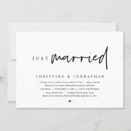 Convites Casamento às Pressas, Recém-Casados
