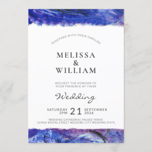Convites Casamento Azul
