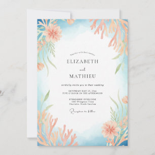 Convites Casamento Azul Azulado Aquático Eucalipto