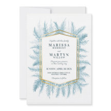 Casamento azul com cor azul de folhagem verde-esve