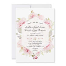 Casamento Azul com Derrame Geométrico Chic Blush