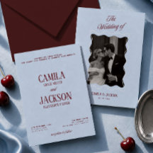 Casamento Azul Frio e Burgundy