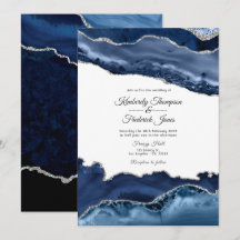 Casamento Azul Marinho e Ágata Prata