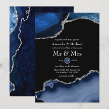 Casamento Azul Marinho e Ágata Prata
