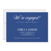 Casamento Azul-Marinho Festa de Noivado