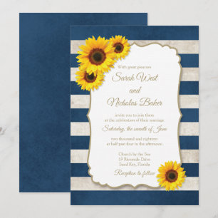 Convites Casamento Azul Marinho Ruptura