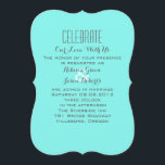 Convites casamento azul-turquesa-azul-do-ovo de robin<br><div class="desc">os convites de casamento azuis da turquesa azul de ovo do robin aqua. Trendy Turquoise favorece uma festa de recepção de casamento azul-chic. Casamento azul de Aqua salve a data e os favores do casamento azul.</div>