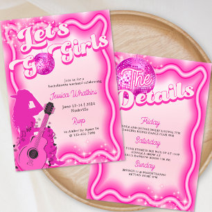 Convites Casamento,Bachelorette de Nashville, Bachelorette,