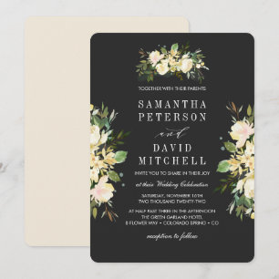 Convites Casamento Biológico Biológico de Fera de Marfim