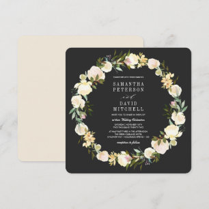 Convites Casamento Biológico Floral da Terra Botânica Ele
