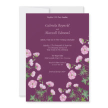 Casamento Bloom Simple Watercolor Geranium