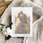 Convites Casamento Boêmian do Arch Fotográfico Elegante<br><div class="desc">Convite para Casamento Boêmian do Arch Fotográfico Elegante</div>