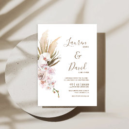Convites Casamento Bohemian Grass