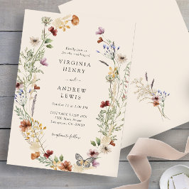 Convites Casamento Boho Flor Silvestre
