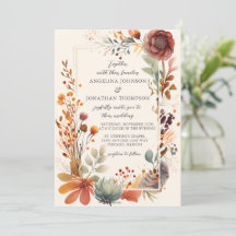 Casamento Boho Floral Outono Vintage em Marfim
