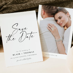 Convites Casamento Boho Minimalista Moderno Save the Date