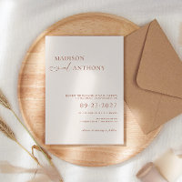 Casamento Boho Terracotta Moderno e Minimalista