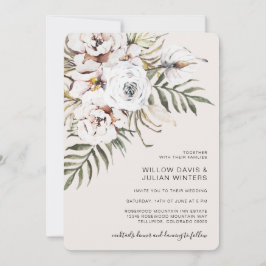 Convites Casamento Boho Tropical