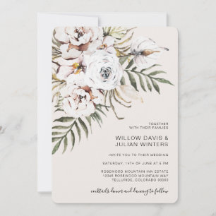 Convites Casamento Boho Tropical