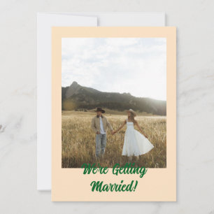 Convites Casamento Bold Retro Rustic Western Boho