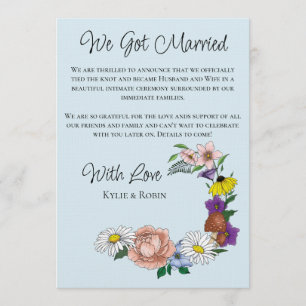 Convites Casamento Borboleta Cogumelo Flores Silvestres Cap