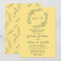 Casamento Botânico Chic Yellow e Tiber Blue Boho