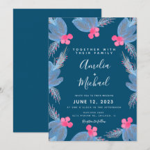 Casamento Botânico de Berry Azul-Vidro