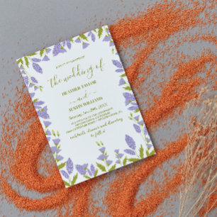 Convites Casamento Botânico de Farinha Selvagem