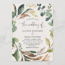 Casamento botânico de folhagem verde-russa