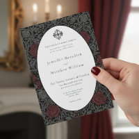 Casamento Botânico Elegante Vintage Gótica