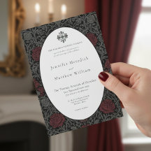 Casamento Botânico Elegante Vintage Gótica