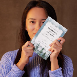 Convites Casamento Botânico entre Pinheiros Russos de Inver