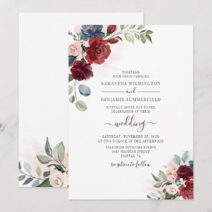 Convites Casamento Botânico Eucalyptus Greenery Dusty