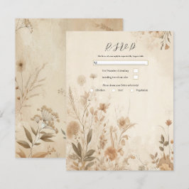 Convites Casamento Botânico Floral Delicado Vintage Boho 