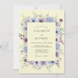 Convites Casamento Botânico Sonho Lilás