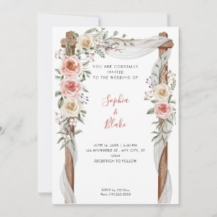 Convites Casamento Branco Da Arca Floral Da Rússia
