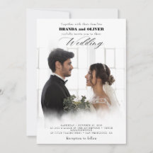 Casamento Branco De Sobreposição De Fotos Elegante