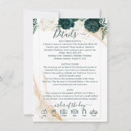 Convites Casamento Branco Detalhes Finos Rosa Verde Esmeral