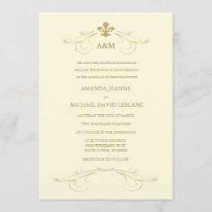 Convites Casamento branco e Dourado de Champagne da flor de