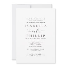 Casamento branco e preto elegante formal