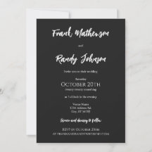 Casamento Branco Mínimo Moderno e Simples Matte