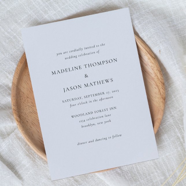 Convites Casamento Branco Negro Clássico Vintage (Criador carregado)