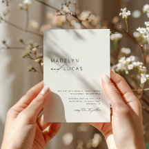 Casamento Branco Negro da Caligrafia Moderna Minim