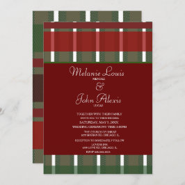 Convites Casamento Branco Verde Verde Brilhante Moderno